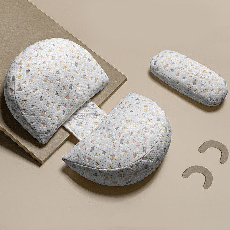 Pregnant Woman Sleeping With Waist Pillow Side Pillow