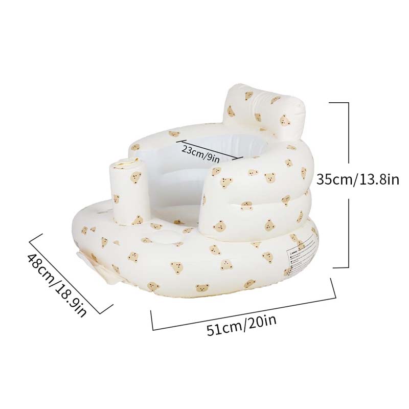 Portable Inflatable Baby Dining Chair For Bathing And Swimming